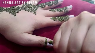Moroccan henna inscription Fassi beautiful from Moroccan handنقش حناء فاسي 😍