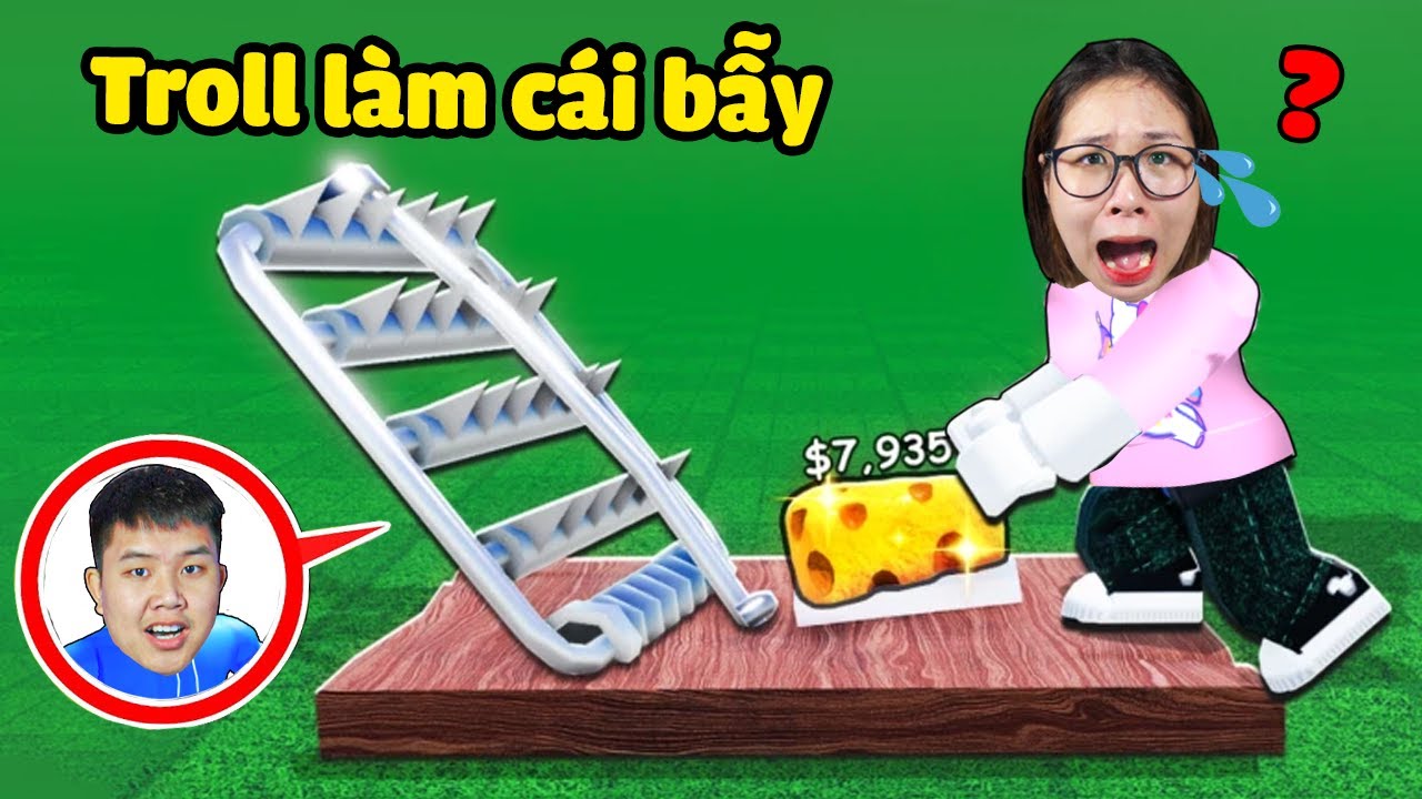 Giả làm cái bẫy có mồi để troll người khác lấy bị kẹp !? bqThanh Làm Nhiều Loại Bẫy Trêu Ốc Dẫm