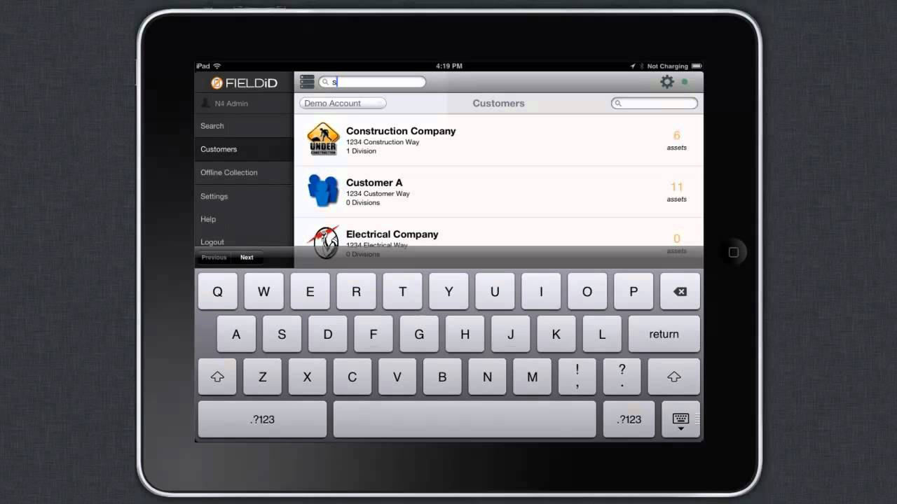 Field ID Mobile - iPad Demo - Search (2/5)