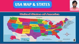USA Map & States|50 States and Capitals of the United States of America |US IT RECRUITING.