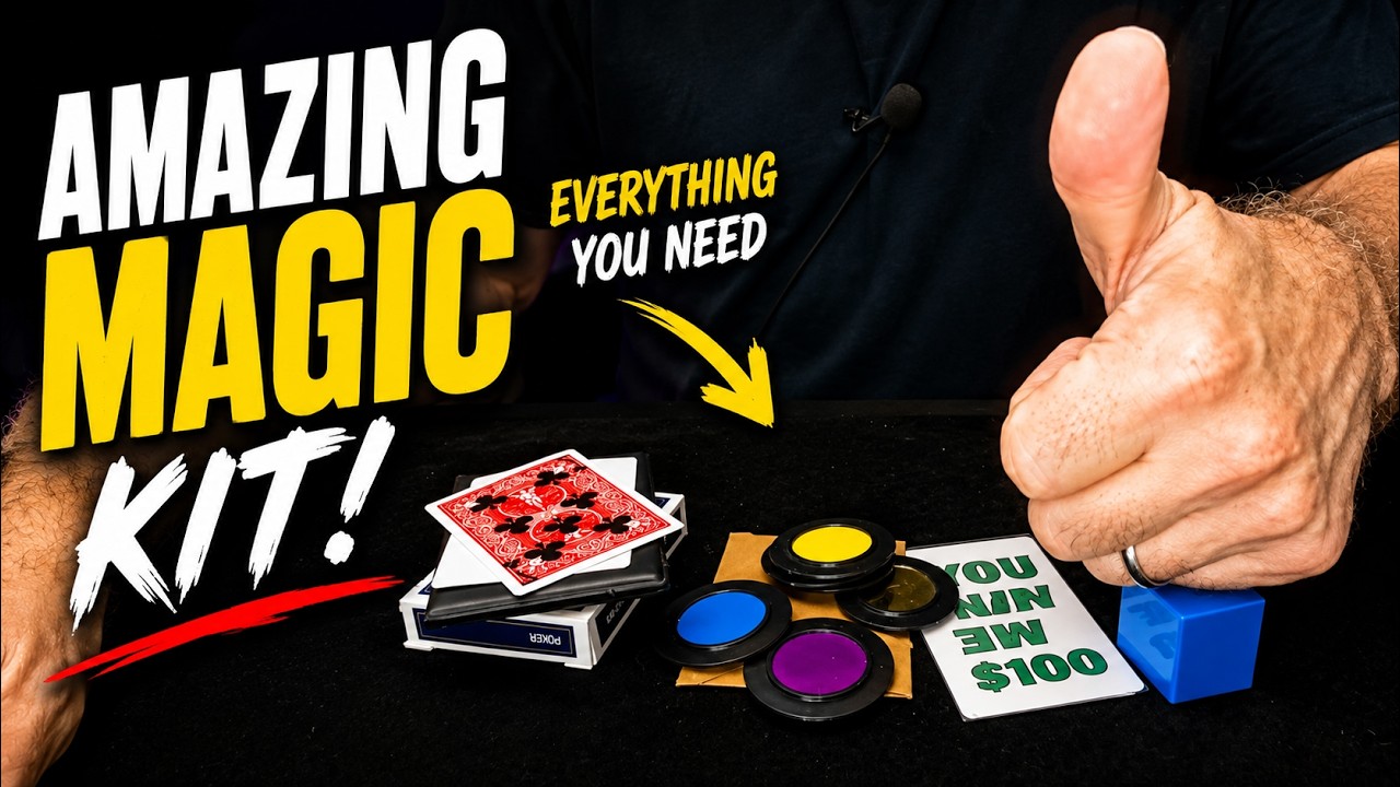 The Amazing Magic Kit by Alakazam Magic - YouTube