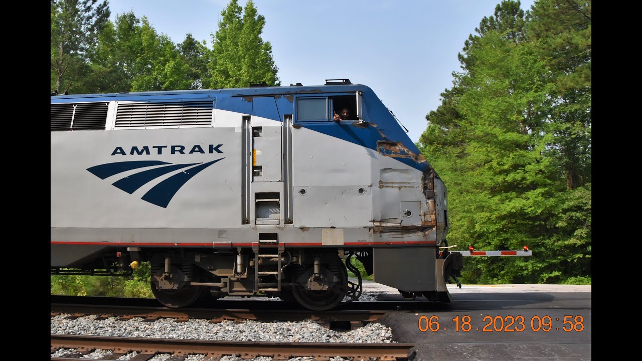 Amtrak 19 Westbound Chase From Winston,Ga. To Heflin,AL Also NS 224