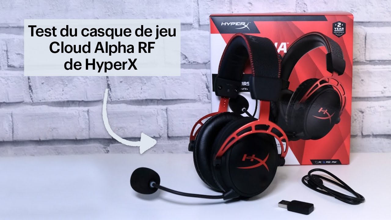 Test du casque de jeu sans-fil HyperX Cloud Alpha 