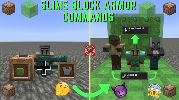 Command Block Tutorial #239: Slime Block Armor Commands in Minecraft (1.21+)
