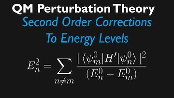 Deriving equation for second order correction to energy levels - QM 2 -Perturbation theory