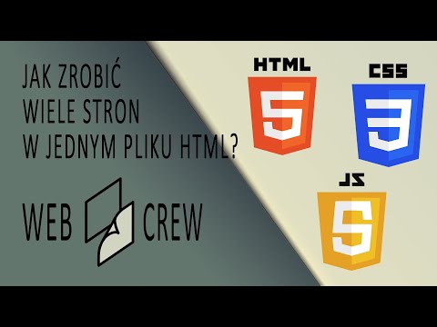 Własny BLOG #6 - Jak zrobić wiele podstron w jednym pliku HTML?