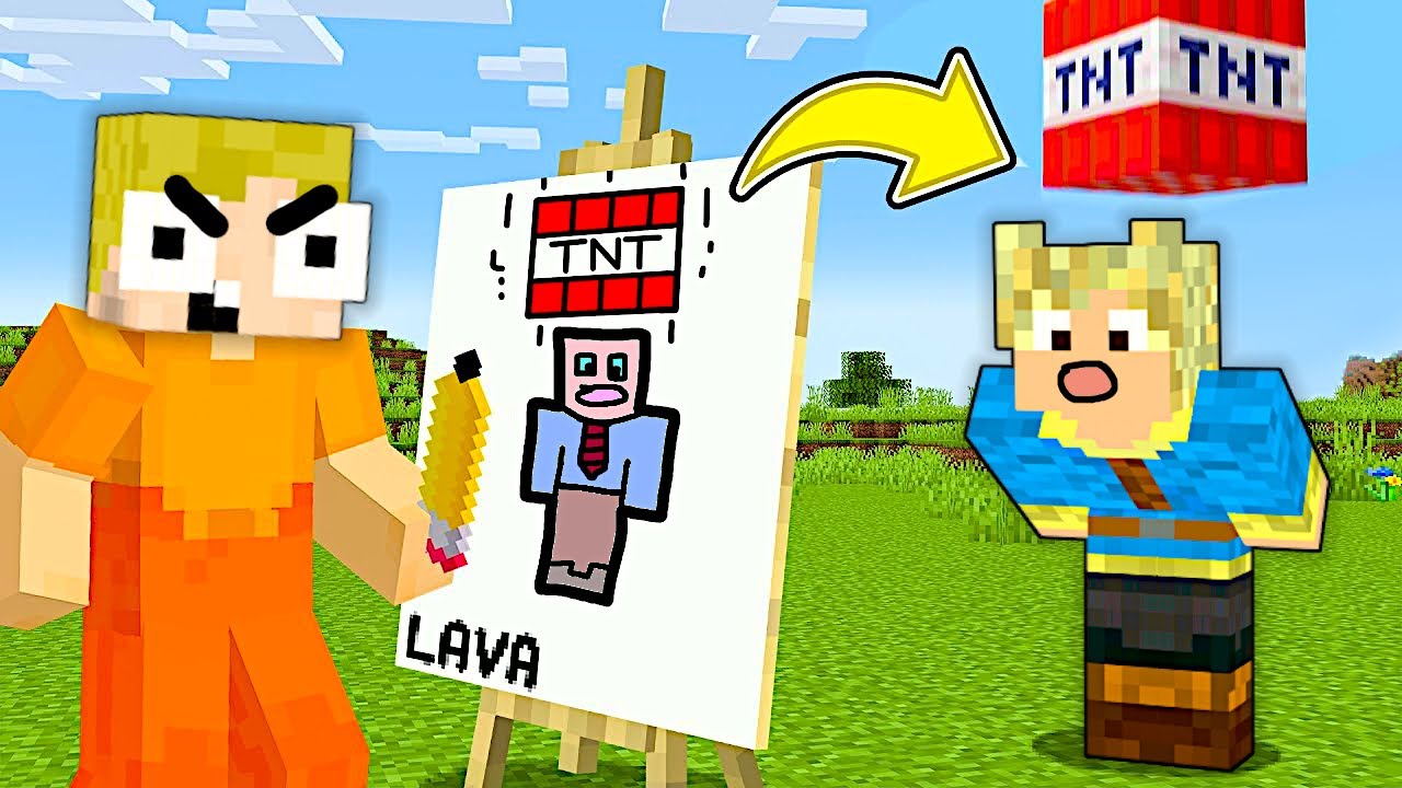 Hvad Jeg Tegner Sker I Minecraft IGEN?!