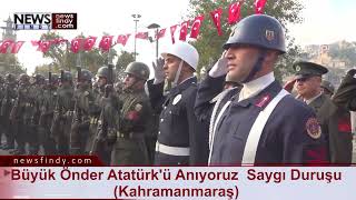 Büyük Önder Atatürkü Anıyoruz Saygı Duruşu (Kahramanmaraş)