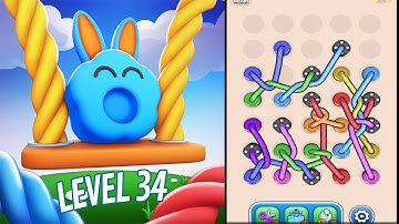 🏅 TWISTED TANGLE 🤪 Level 34 🧩 Gameplay Walkthrough