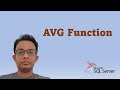 How to Write AVG Function in SQL Server