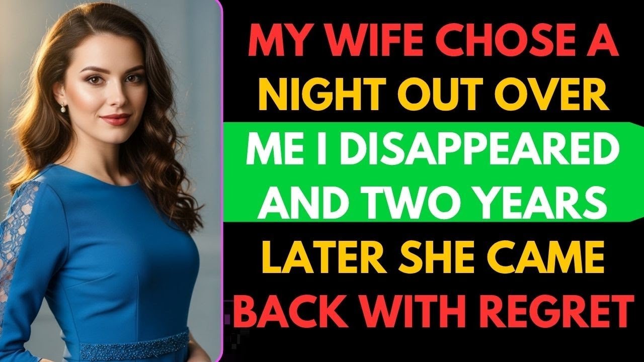 My Wife Chose a Night Out Over Me I Disappeared and Two Years Later She ...