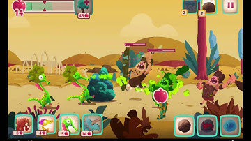Dino BAsh android gameplay level 17 walkthrough strategy