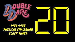 Double Dare 1986 20 Second Physical Challenge Clock Timer
