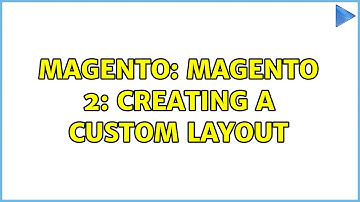 Magento: Magento 2: Creating a custom layout