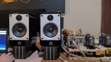 DIY audio Project - Output transformer 2K5 - Stereo prototype  test - Philips Miniwatt 1817 rectifie