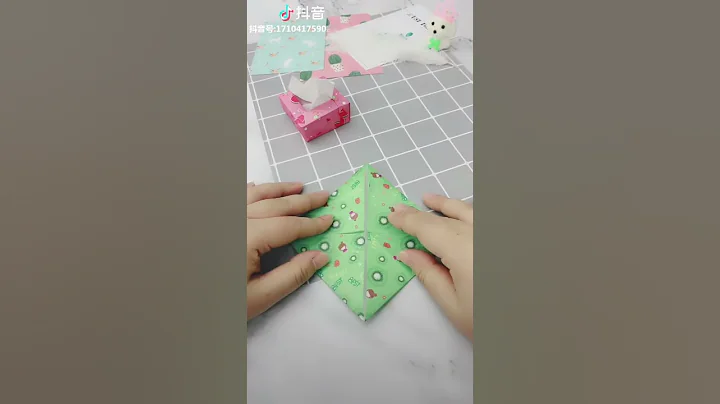 手工纸巾盒教学