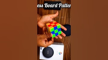 CHEKER BOARD PATTERN ON RUBIK