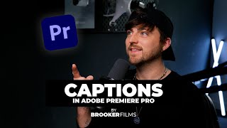 Create Captions in Adobe Premiere Pro