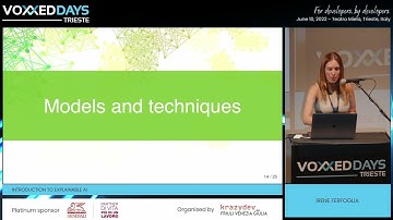 [VDTRIESTE22] Introduction to Explainable AI - Flash Talk by Irene Ferfoglia