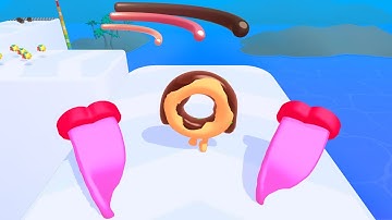 Hot Donut 3D! ALL LEVELS (NOOB vs PRO vs HACKER)
