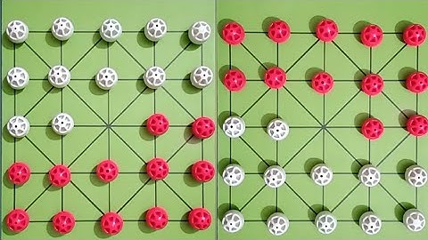 12 beads village style game  || 2 player mind game || learn to play