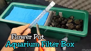 Membuat Box Filter Aquarium dari Pot Bunga