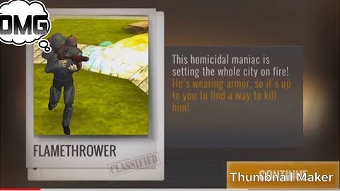 Flamethrower, Sniper 3D assassin shoot to kill small valley special ops