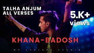 TALHA ANJUM - Khanabadosh  Album | All Verses