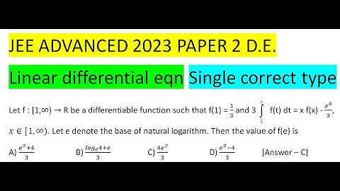 Let f : [1,∞) → R be a differentiable function such that f(1) = 1/3 and 3f(t) dt= x f(x) - x^3/3, x∈