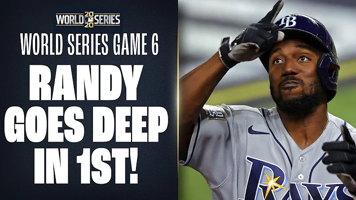 Randy Arozarena GOES DEEP AGAIN! Puts Rays up with 1st inning jack in World Series Game 6!