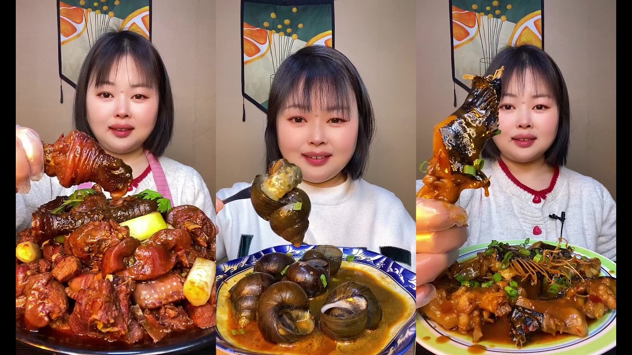 ASMR MUKBANG SEAFOOD DELICIOUS PORK BELLY  EATING SHOW 吃播taotao