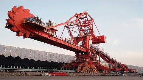 Stacker Reclaimer working process| Stacker Reclaimer| stacker  machine #stacker #machine #industrial