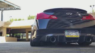 G37s Tanabe Exhaust with Test pipes