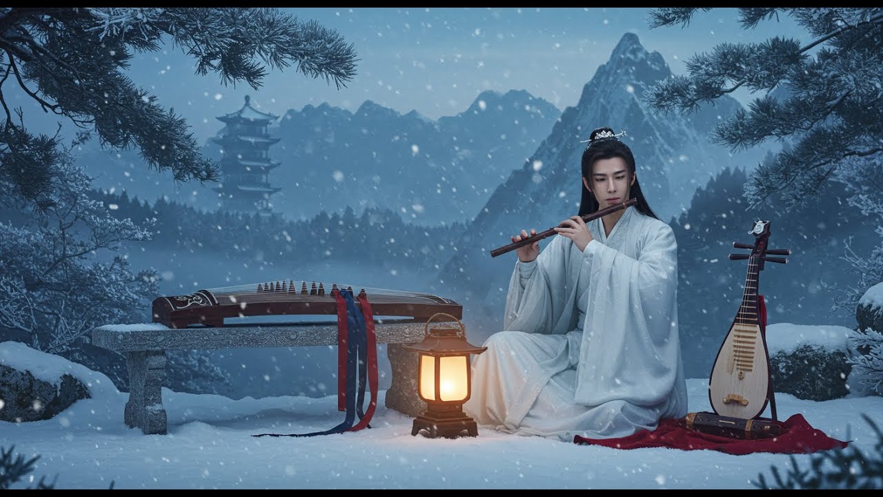 Soothing Chinese Zen Music 🍃 Bamboo flute, Erhu & Guzheng Melodies for ...