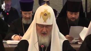 Патриарх Кирилл Выступил Со Словом На Собрании Предстоятелей Поместных Православных Церквей