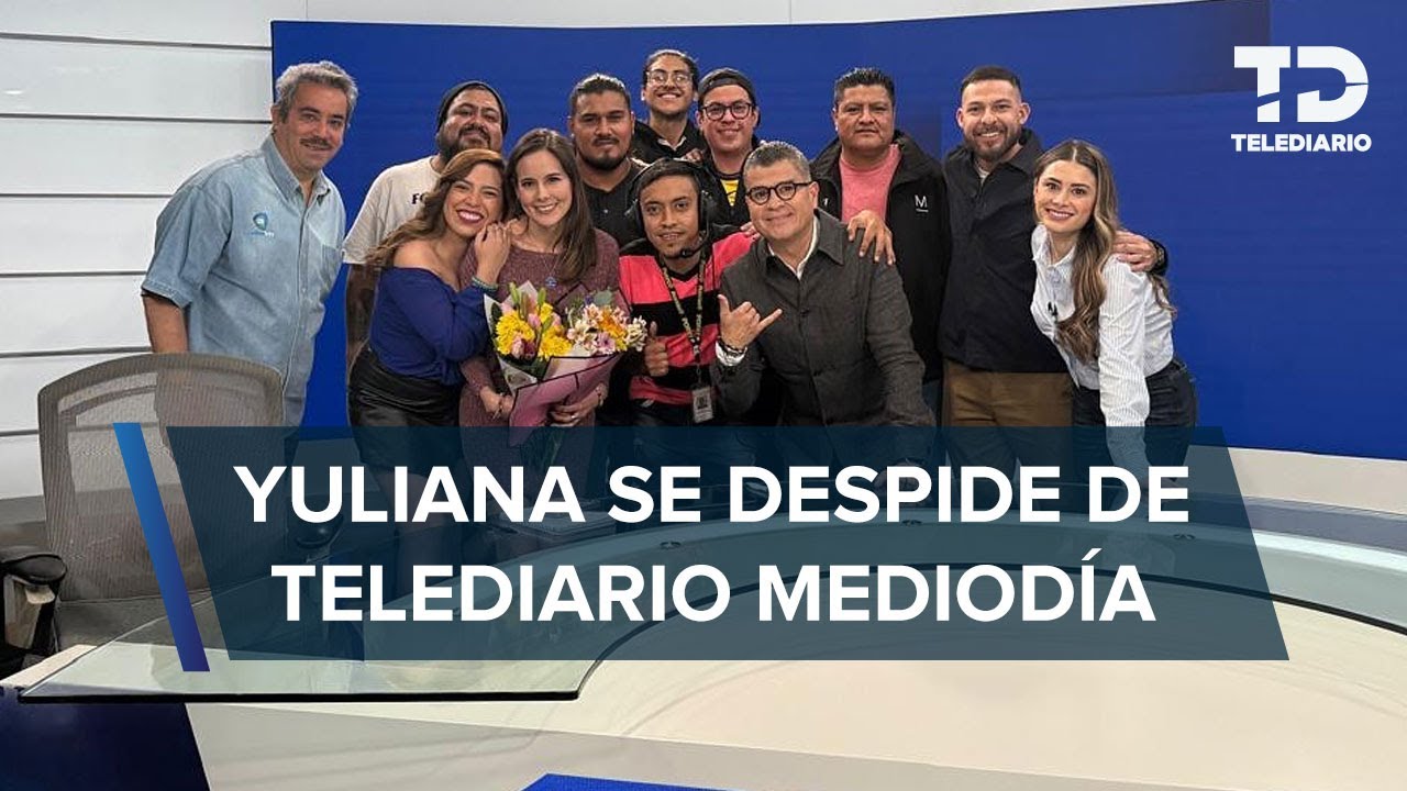 Yuliana Escobedo se DESPIDE de Telediario Mediodía; así fue su último programa