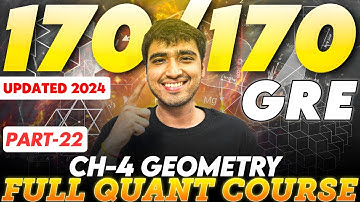Ch:4 Pt-22 | GRE Test & GMAT 2024 Prep | Real GRE Exam Questions for a Perfect 170 in GRE Quant