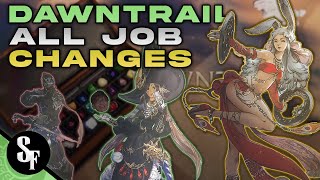 ALL DAWNTRAIL JOB CHANGES! - Final Fantasy XIV: Dawntrail Media Tour