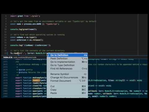 VSCode: peek definition