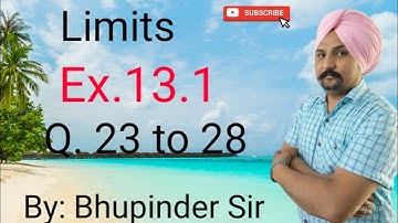 Ncert. Ex.13.1 Q.(23 to 28) Class11