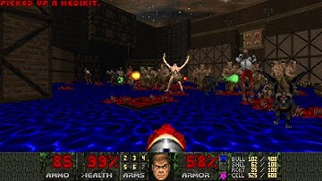 Doom 2 - 1000 Lines 3 (Map 20: Wall of Omens) UV-Max (Map Author: WH-Wilou84)