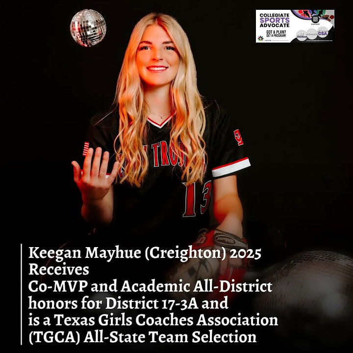 Keegan Mayhue (Creighton) 2025 Receives CoMVP and Academic All