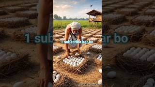 Ek Kisan ki murgiyan Ande Dena kam kar deti hai Kisan ek chaal chalta hai aur unki Ande #tech #india