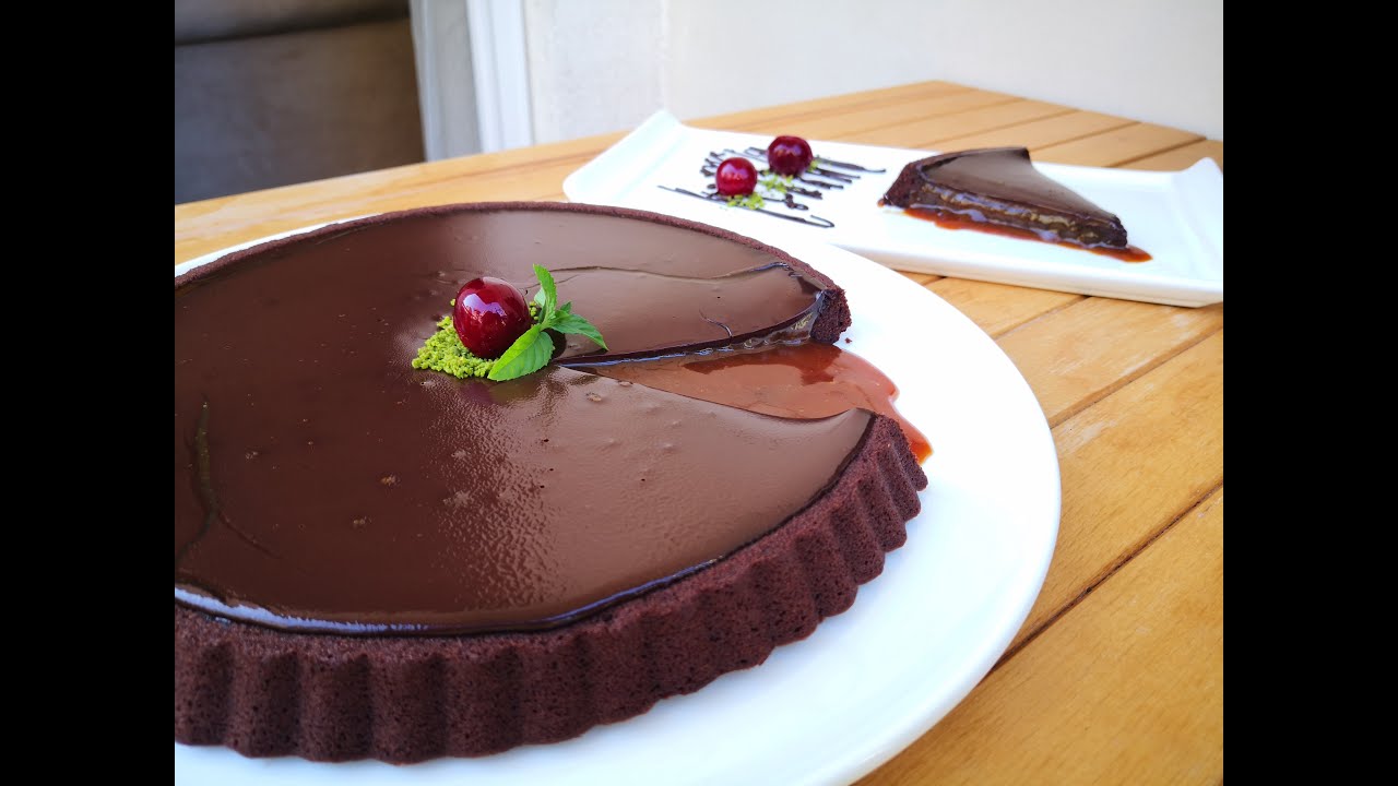 KARAMEL VE ÇİKOLATA AŞKINA 😍 / KARAMELLİ ÇİKOLATALI TART KEK YouTube