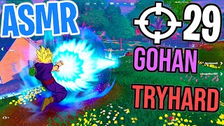 ASMR Gaming 😴 Fortnite Gohan Tryhard! Relaxing Gum Chewing 🎮🎧 Controller Sounds + Whispering 💤