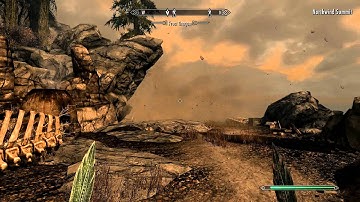Skyrim - Sneak attack Frost Dragon Overkill