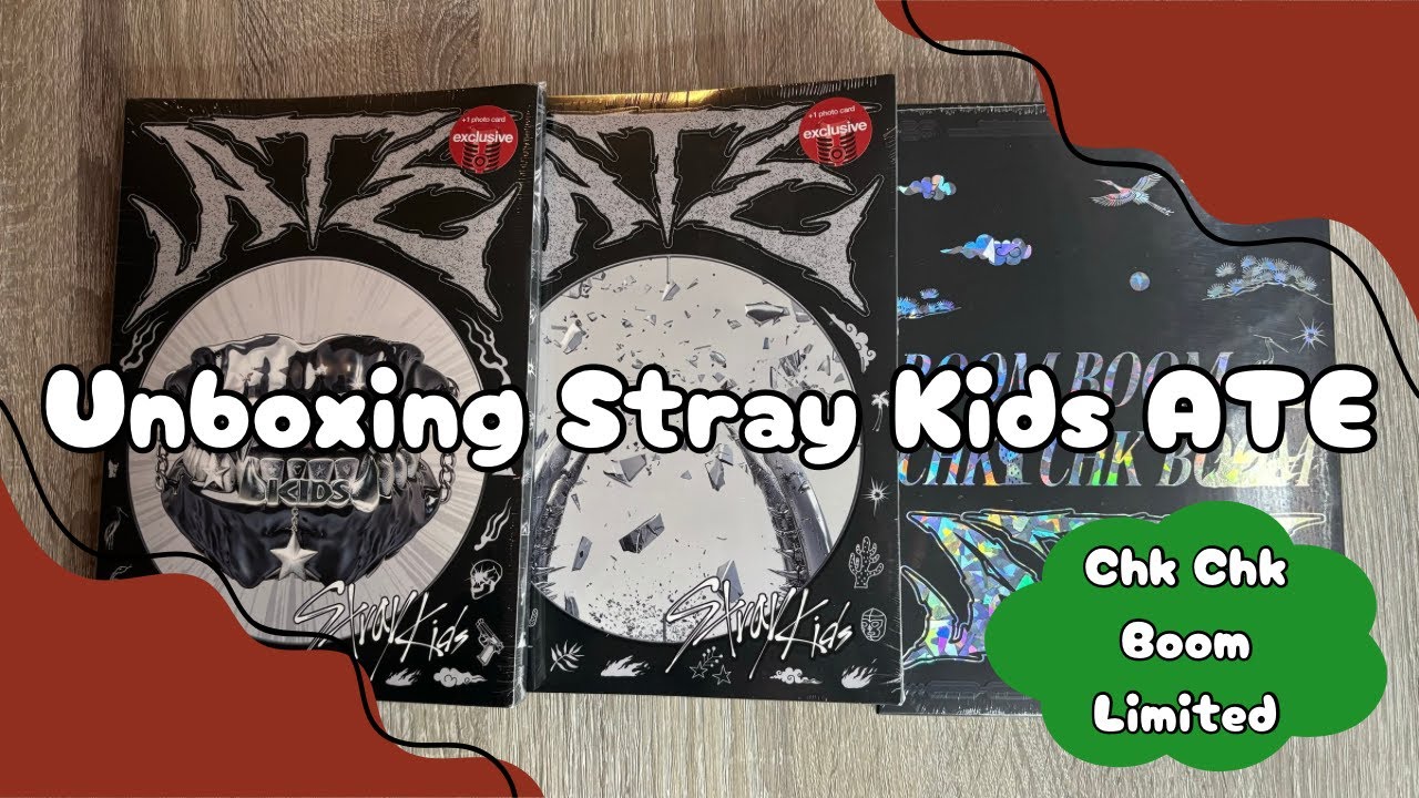 ♡Unboxing Stray Kids 9th Mini Album ATE♡Chk Chk, Boom, & Limited