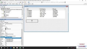 LÀM QUEN VỚI LISTBOX TRONG VBA EXCEL.