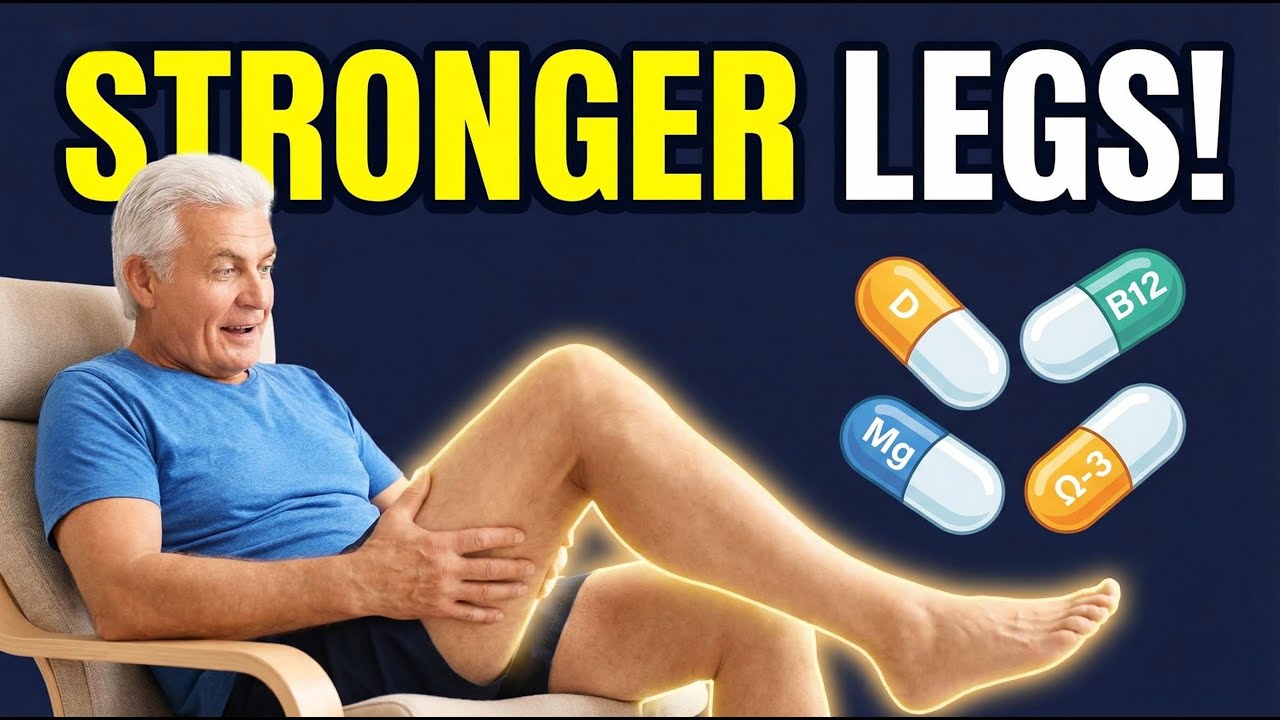 7 лучших витаминов для пожилых людей, которые помогут укрепить ноги прямо сейчас