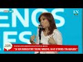 Cristina Kirchner: "Los ministros que tengan miedo o no se animan que vayan a buscar otro laburo"